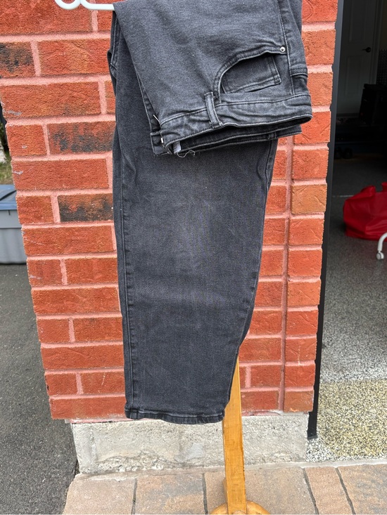 Denim - Black Straight-Leg Jeans